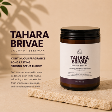 Tahara Brivae Coconut Beeswax Candle