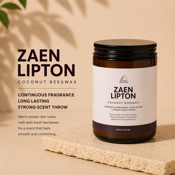Zaen Lipton Coconut Beeswax Candle