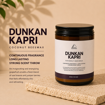 Dunkan Kapri Coconut Beeswax Candle