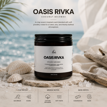 Oasis Rivka Coconut Beeswax Candle