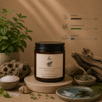 Cardinal's Clifftop Coconut Beeswax Candle