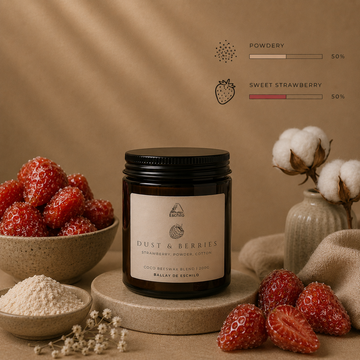 Dust & Berries Coconut Beeswax Candle