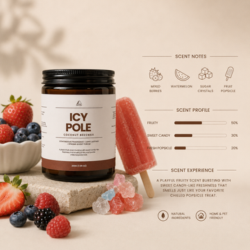 Icy Pole Coconut Beeswax Candle