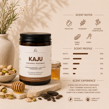 Kaju Coconut Beeswax Candle