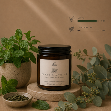 Perit & Myrtle Coconut Beeswax Candle